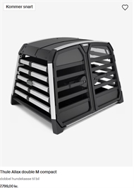 Thule Allax double M compact - dobbel hundekasse til bil 